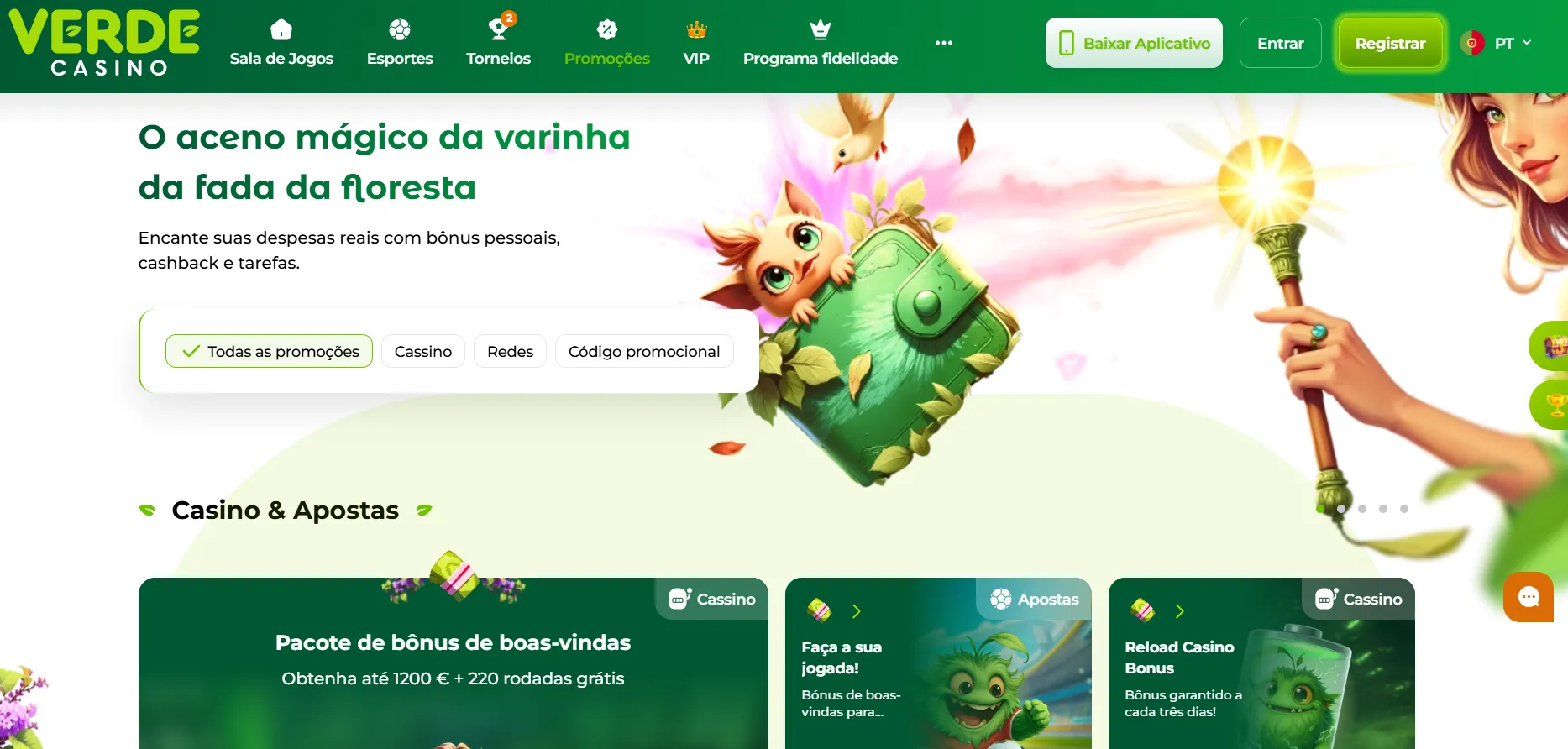 Código de Bónus Verde